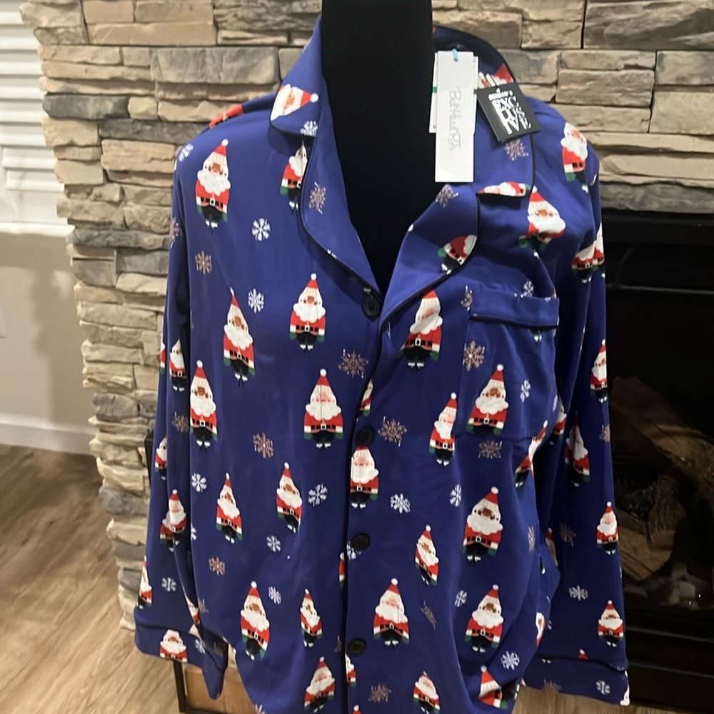 Men Santa Pjs super soft organic materials